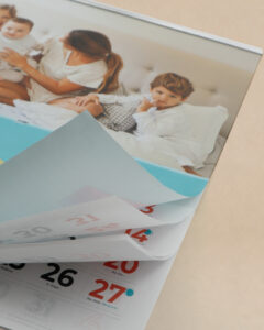 Calendario con faldilla — vista 2